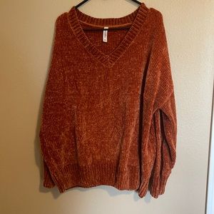 Velvet Oversized Sweater -  Size XL